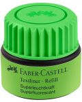 Мастило за текст маркер Faber-Castell - Зелено, 25 ml - 1t