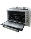 Малка готварска печка Elekom - EK 1005 OV, 1500W, 36 l, сива - 3t
