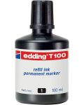 Мастило Edding T100 PM - Черно, 100 ml - 1t