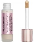Makeup Revolution Conceal & Define Покривен фон дьо тен, F6, 23 ml - 2t