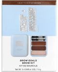 Makeup Obsession Комплект за вежди Brow Goals, Light to Medium, 3 x 1.4 g - 4t