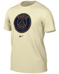 Мъжка тениска Nike - Paris Saint-Germain , светложълта - 1t