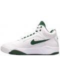Мъжки обувки Nike - Air Flight Lite Mid,  бели/зелени - 2t