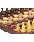 Магнитна игра Cayro - Шах и дама, малка (16 x 16 cm) - 2t