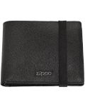Мъжки портфейл Zippo Saffiano - RFID защита, черен - 1t