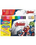Маслени пастели Colorino - Marvel Avengers, 12 цвята - 1t