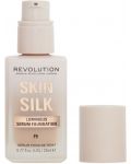 Makeup Revolution Фон дьо тен-серум Skin Silk, F9, 23 ml - 1t