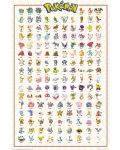 Макси плакат GB eye Games: Pokemon - Kanto 151 French - 1t