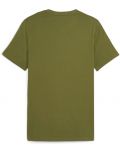 Мъжка тениска Puma - Essentials+ Tape , зелена - 2t