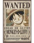 Макси плакат GB eye Animation: One Piece - Luffy Wanted Poster - 1t
