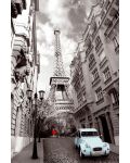 Макси плакат GB eye Art: Paris - Red Girl Blue Car - 1t