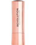 Makeup Revolution Satin Kiss Червило за устни Rose Muted Red, 3.5 g - 2t