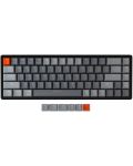 Механична клавиатура Keychron - K6 H-S Aluminum, Clicky, RGB, черна - 1t