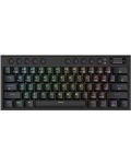Механична клавиатура Redragon - Noctis Pro, безжична, Red, черна - 1t