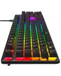 Механична клавиатура HyperX - Alloy Origins, HyperX Aqua, RGB, черна - 4t