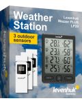 Метеорологична станция Levenhuk - Wezzer PLUS LP20, черна - 2t