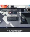 Механична клавиатура Logitech - MX Mechanical Mini, безжична, сива - 12t