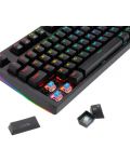 Механична клавиатура Redragon - Amsa Pro, Blue, RGB, черна - 3t