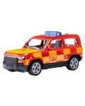 Метална играчка Siku - Land Rover Defender Feuerwehr - 1t