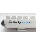 Механична клавиатура Ducky - One 3 Pure White, Clear, RGB, бяла - 4t
