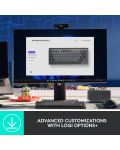 Механична клавиатура Logitech - MX Mechanical Mini, безжична, сива - 6t
