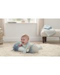 Мека играчка Mamas & Papas - Tummy Time Roll, Welcome to the world, Blue - 3t