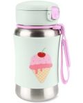 Метална бутилка Skip Hop Spark Style - Ice Cream, 350 ml - 1t