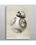 Метален постер Displate - Star Wars: BB-8 - 3t