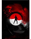 Метален постер Displate Movies: James Bond - British Agent - 1t