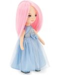 Мека кукла Orange Toys Sweet Sisters - Били със сатенена синя рокля, 32 cm - 4t