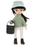 Мека кукла Orange Toys Sweet Sisters - Лилу със зелен пуловер, 32 cm - 1t