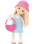 Мека кукла Orange Toys Sweet Sisters - Мия със синя рокля без ръкави, 32 cm - 2t