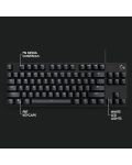 Механична клавиатура Logitech - G413 TKL SE, tactile, LED, черна - 9t