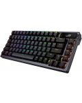 Механична клавиатура ASUS - ROG Azoth, безжична, NX Red, RGB, сива - 2t