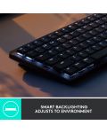 Механична клавиатура Logitech - MX Mechanical Mini, безжична, сива - 5t