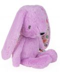Мека играчка за гушкане Bali Bazoo - Rabbit, 32 cm, лилава - 1t