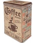 Метална кутия с клипс Nostalgic Art - Coffee Beans - 1t