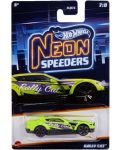 Метална количка Hot Wheels Neon Speeders - Асортимент, 1:64 - 6t