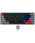 Механична клавиатура Spartan Gear - Pegasus 2, безжична, Red, RGB, черна/сива - 2t
