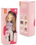 Мека кукла Orange Toys Sweet Sisters - Съни с лилав пуловер, 32 cm - 8t