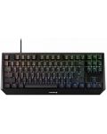 Механична клавиатура Cherry - MX Board 1.0 TKL, MX Brown, RGB, черна - 1t