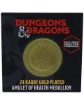 Медальон FaNaTtiK Games: Dungeons & Dragons - Amulet of Health (Limited Edition) (Gold Plated) (Includes Magic Item Formula) - 4t