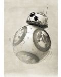 Метален постер Displate - Star Wars: BB-8 - 1t