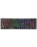 Механична клавиатура Xtrike ME - GK-980 EN, Blue, rainbow, черна - 1t