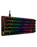 Механична клавиатура HyperX - Alloy Origins 65, Red, RGB, черна - 2t