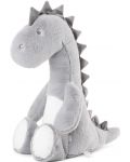 Мека бебешка играчка Теdsy - Динозавър, сива, 35 cm - 1t