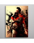 Метален постер Displate - Assassins Creed Brotherhood - Ezio Auditore - 3t