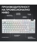 Механична клавиатура Logitech - G Pro X TKL, безжична, GX, бяла - 5t