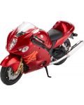 Метален мотор Welly - Suzuki Hayabusa, 1:18 - 1t