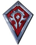 Метален постер ABYstyle Games: World of Warcraft - Horde Shield - 1t